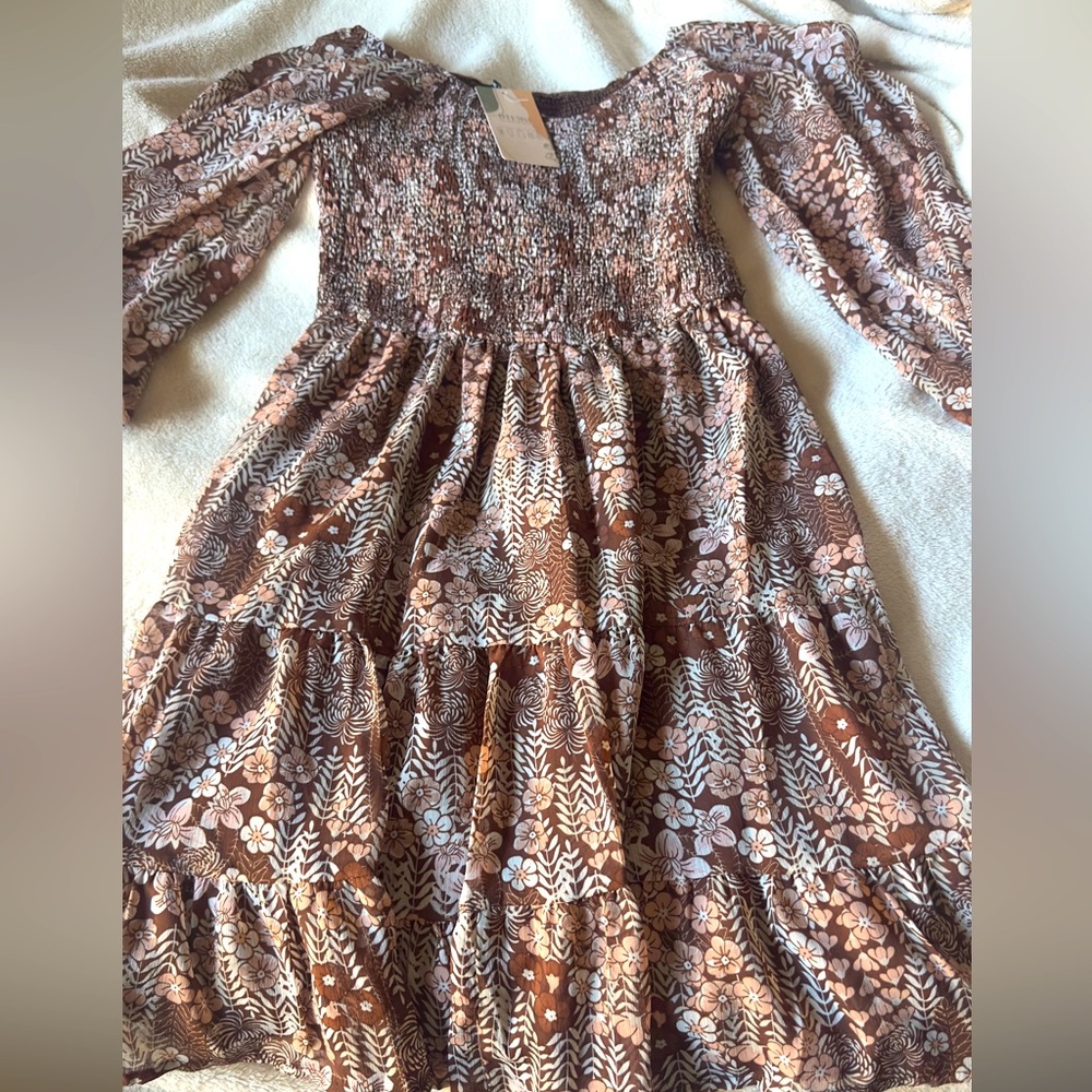 BTFBM Women’s Smocked Country Short Dress. New with Tags